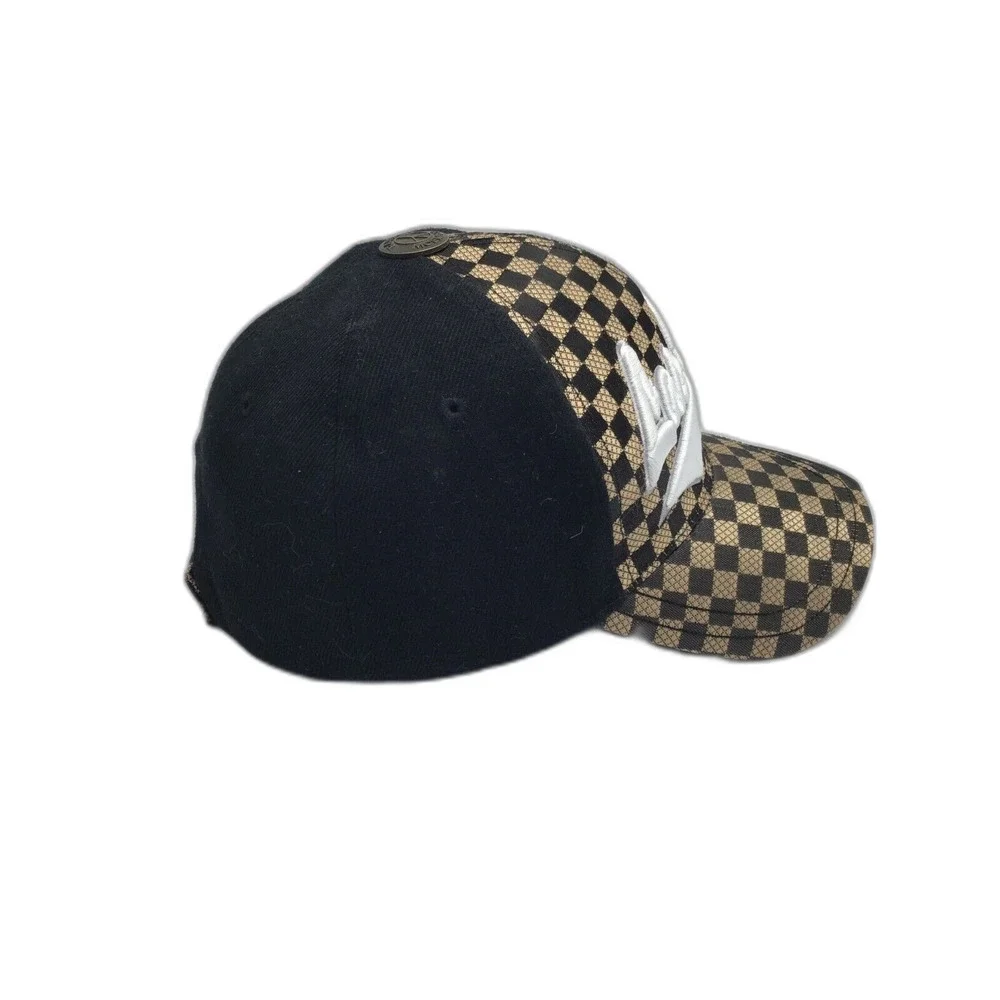 Chelona Mens Black Las Vegas Sin City Trucker Hat Adjustable Baseball Cap